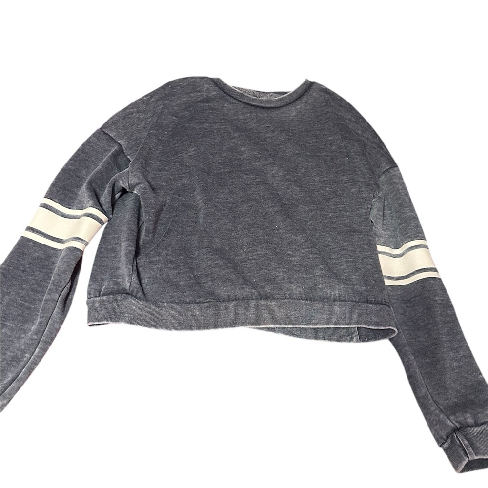 Forever 21 Varsity Blue Sweater – 73 Graphic Navy Pullover – Size Medium